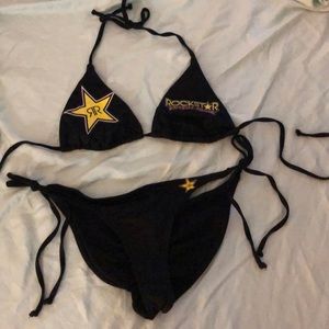 Cheeky rockstar energy brand bikini
